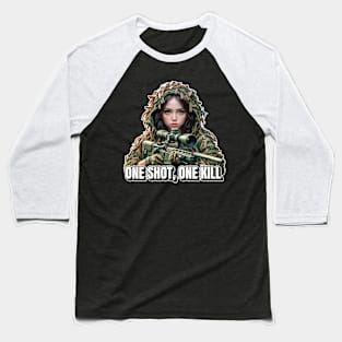 Sniper Girl Baseball T-Shirt